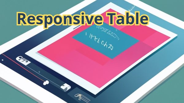 HTML – Responsive Table 寫法
